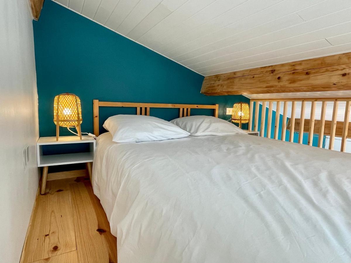 Annexe Des Pins - Studio Gite Avec Piscine & Climatisation Villeneuve-lès-Béziers Exteriör bild