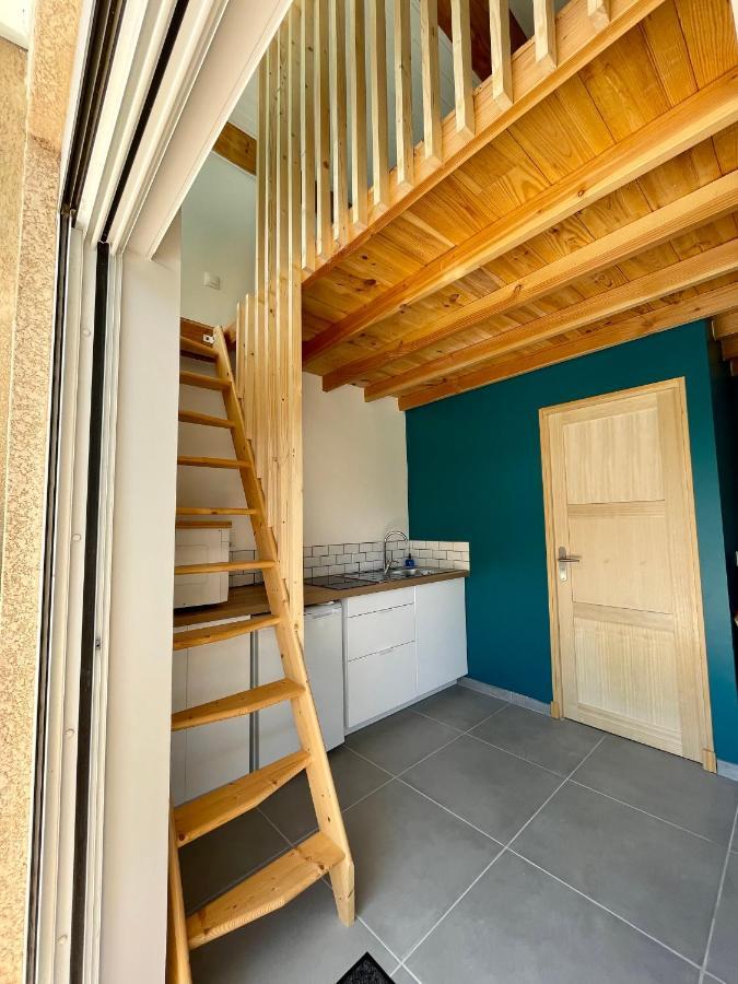 Annexe Des Pins - Studio Gite Avec Piscine & Climatisation Villeneuve-lès-Béziers Exteriör bild